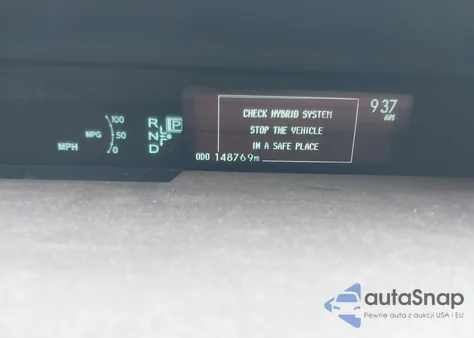 2012 Toyota Prius Plug-In z USA, uszkodzony, nr VIN JTDKN3DP5C3003868